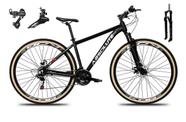 Bicicleta Aro 29 Absolute Nero 5 Alumínio 24v Câmbios Shimano Suspensão 100mm Trava Pneus C/ Faixa Bicicleta Aro 29 Absolute Nero 5 Alumínio 24v Câmbios Shimano Suspensão 100mm Trava Pneus C/ Faixa