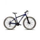 Bicicleta Aro 29 Absolute Nero 5 Alumínio 27v K7 Freio Disco Mecânico Garfo Suspensão Pneu Com Faixa - Azul
