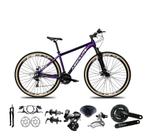 Bicicleta Aro 29 Absolute Nero 5 Alumínio 27v K7 Freio Disco Mecânico Garfo Suspensão - Roxo