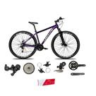 Bicicleta Aro 29 Absolute Nero 5 Alumínio 2x9 18v K7 Freios Hidráulicos Garfo Com Trava - Roxo