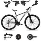 Bicicleta Aro 29 Absolute Nero 5 Alumínio k7 24 Vel Freio Disco Mecânico Cambios Trocadores Shimano