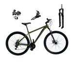 Bicicleta Aro 29 Absolute Nero 5 Câmbio Shimano 24v Acera K7 Garfo Trava Freio a Disco - Oliva Bicicleta Aro 29 Absolute Nero 5 Câmbio Shimano 24v Acera K7 Garfo Trava Freio a Disco - Oliva