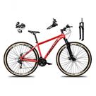 Bicicleta Aro 29 Absolute Nero 5 Câmbio Shimano 24v Acera K7 Garfo Trava Freio A Disco Pneu C/faixa - Vermelho