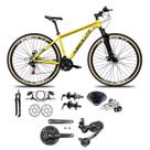 Bicicleta Aro 29 Absolute Nero 5 Câmbio Shimano Deore e Altus 27v Freio Hidráulico Garfo Trava Pneu com Faixa Amarelo Bicicleta Aro 29 Absolute Nero 5 Câmbio Shimano Deore e Altus 27v Freio Hidráulico Garfo Trava Pneu com Faixa Amarelo