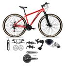 Bicicleta Aro 29 Absolute Nero 5 Câmbio Traseiro Shimano Alívio e Altus 27v Freio Hidráulico Garfo Trava Pneu Faixa