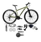 Bicicleta aro 29 Absolute Nero 5 Câmbios 27v Shimano Altus Freios Hidráulicos - Oliva