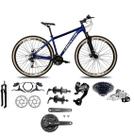 Bicicleta aro 29 Absolute Nero 5 Câmbios 27v Shimano Altus Freios Hidráulicos Pneu com Faixa - Azul