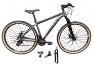 Bicicleta Aro 29 Absolute Nero 5 Câmbios Shimano 24v Alumínio Garfo com Trava Mountain Bike Pneu com Faixa