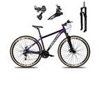 Bicicleta Aro 29 Absolute Nero 5 Câmbios Shimano 24v Garfo com Trava no Ombro com Pneu Faixa - Roxo Bicicleta Aro 29 Absolute Nero 5 Câmbios Shimano 24v Garfo com Trava no Ombro com Pneu Faixa - Roxo