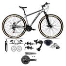 Bicicleta Aro 29 Absolute Nero 5 Câmbios Shimano Alívio/altus 27v Freio A Oléo Garfo Trava Pneu C/faixa -cinza Bicicleta Aro 29 Absolute Nero 5 Câmbios Shimano Alívio/altus 27v Freio A Oléo Garfo Trava Pneu C/faixa -cinza