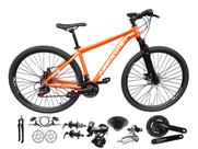 Bicicleta Aro 29 Absolute Nero 5 Câmbios Shimano Altus 24v Alumínio Freios Hidráulicos Garfo com Trava