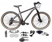 Bicicleta Aro 29 Absolute Nero 5 Câmbios Shimano Altus 27v Freios a Disco Hidráulico K7 Garfo com Trava