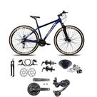 Bicicleta Aro 29 Absolute Nero 5 Câmbios Shimano Deore/altus 27v Freio A Oléo Garfo C/trava Pneu C/faixa -azul