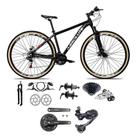 Bicicleta Aro 29 Absolute Nero 5 Câmbios Shimano Deore/altus 27v Freio A Oléo Garfo C/trava Pneu C/faixa -preto