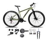 Bicicleta Aro 29 Absolute Nero 5 Kit 2x9 Gta Sunrun Freio Disco K7 11/36 Pedivela 24/38d Garfo com Trava Oliva