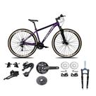 Bicicleta Aro 29 Absolute Nero 5 Kit 2x9 Gta Sunrun Freio Disco K7 Garfo C-trava Pneu C-faixa Roxo Bicicleta Aro 29 Absolute Nero 5 Kit 2x9 Gta Sunrun Freio Disco K7 Garfo C-trava Pneu C-faixa Roxo
