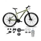 Bicicleta Aro 29 Absolute Nero 5 Kit 2x9 Gta Sunrun Freio Disco K7 Pedivela 24-38d Garfo Com Trava Oliva
