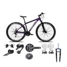 Bicicleta Aro 29 Absolute Nero 5 Kit 2x9 Gta Sunrun Freio Disco K7 Pedivela 24-38d Garfo Com Trava Roxo Bicicleta Aro 29 Absolute Nero 5 Kit 2x9 Gta Sunrun Freio Disco K7 Pedivela 24-38d Garfo Com Trava Roxo