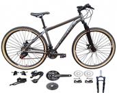 Bicicleta Aro 29 Absolute Nero 5 Kit 2x9 Gta Sunrun K7 Freio a Disco Garfo com Trava Mountain Bike Pneu com Faixa