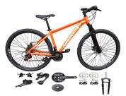 Bicicleta Aro 29 Absolute Nero 5 Kit 2x9 Gta Sunrun K7 Freio a Disco Garfo com Trava Mountain Bike
