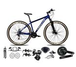 Bicicleta Aro 29 Absolute Nero 5 Shimano Altus 24v Freios Hidráulicos Garfo com Trava Pneu com Faixa - Azul