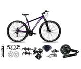 Bicicleta Aro 29 Absolute Nero 5 Shimano Altus 24v Freios Hidráulicos Garfo com Trava - Roxo