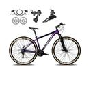 Bicicleta Aro 29 Absolute Nero 5 Shimano Freios Hidráulicos 24v Garfo Suspensão Pneu Faixa - Roxo Bicicleta Aro 29 Absolute Nero 5 Shimano Freios Hidráulicos 24v Garfo Suspensão Pneu Faixa - Roxo