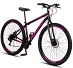 Bicicleta Aro 29 Aço Carbono Highlevel Freios A Disco 21 Marchas