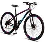 Bicicleta Aro 29 Aço Carbono KGT Shift Freios A Disco 21 Marchas