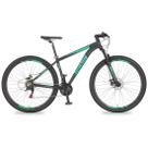 Bicicleta Aro 29 Alumínio 21v Shimano Big Evolution 3.0 Preto Fosco Acqua Blue