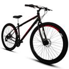 Bicicleta Aro 29 Aro Aero Velox Preta/Vermelho - Ello Bike