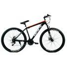 Bicicleta Aro 29 Bike 21 Vel Marchas Everest Freio a Disco Quadro Alumínio Leve Resistente Cor Preto/Vermelho - WCT FITNESS