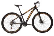 Bicicleta Aro 29 Cambio Shimano 21 Marchas Quadro 15,5 Preto/Laranja Vellares