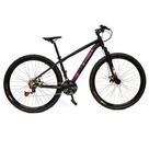 Bicicleta Aro 29 Câmbio Traseiro Shimano 21v Preto e Rosa X-PROBIKE