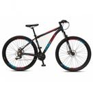 Bicicleta Aro 29 Colli Cazelle Turim 21m Aluminio Quadro 17 Preto-adesivo Azul-vermelho