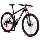 Bicicleta Aro 29 Dropp Sw 24 Vel Câmbio Shimano Quadro Alumínio Mtb Preto + Vermelho 17 Bicicleta Aro 29 Dropp Sw 24 Vel Câmbio Shimano Quadro Alumínio Mtb Preto + Vermelho 17