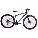Bicicleta Aro 29 Freios A Disco 21 Marchas Axw Aço Carbono Variação de cor:Preto+Azul