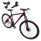Bicicleta Aro 29 Gta Aluminio Mtb 21 Velocidades Freio Disco Mecanico mais Trocadores Cambios Shimanos