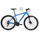 Bicicleta Aro 29 Gta Start 21v Freio A Disco Hidráulico Alumínio Garfo Suspensão - Azul
