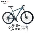 Bicicleta Aro 29 Gta Start Aluminio Kit 2x9 Gta Sunrun K7 Garfo com Trava Freio Disco