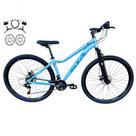 Bicicleta Aro 29 Gta Start Feminina Mtb Aluminio 21v Freio A Disco Hidraulico Garfo Suspensão - Azul/roxo