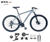 Bicicleta Aro 29 GTA Start Kit 2x9 Gta Sunrun Freio Disco K7 11/36 Pedivela 24/38d Garfo com Trava - Cinza