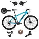 Bicicleta Aro 29 GTI Roma 24 Velocidades MTB Freios Cubo K7 Kit SHIMANO