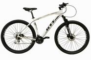 Bicicleta Aro 29 Gti Roma Freios a Disco Hidráulicos 24v Garfo Suspensão - Branco