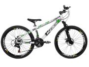 Bicicleta Aro 29 KOG 21 Velocidades Modelo Viking Full x25 Freeride Suspensão de 80mm Freio a Disco