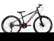 Bicicleta Aro 29 KOG 21 Velocidades Modelo Viking Full x25 Freeride Suspensão de 80mm Freio a Disco