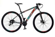 Bicicleta Aro 29 Krw Alumínio 24 Velocidades Freio Hidráulico Suspensão dianteira Mountain Bike S2