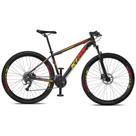 Bicicleta Aro 29 KRW Alumínio 27 Vel Freio a Disco Hidráulico e Trava R8