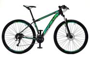Bicicleta Aro 29 Krw Alumínio 27 Velocidades Freio Hidráulico Suspensão com Trava Mountain Bike S9
