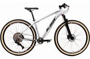 Bicicleta Aro 29 Ksw Xlt 12v Garfo com Trava K7 11/50 Freios Hidráulicos Kit 1x12 Pneu com Faixa Bege - Branco